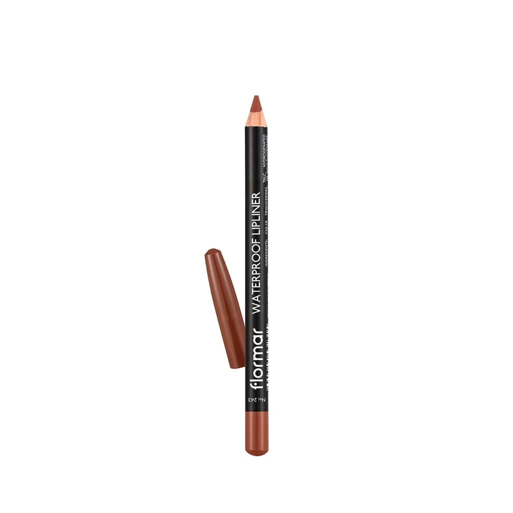 Flormar Matte Waterproof Lip Pencil 243 Hot Cocoa - Intense Color - 2