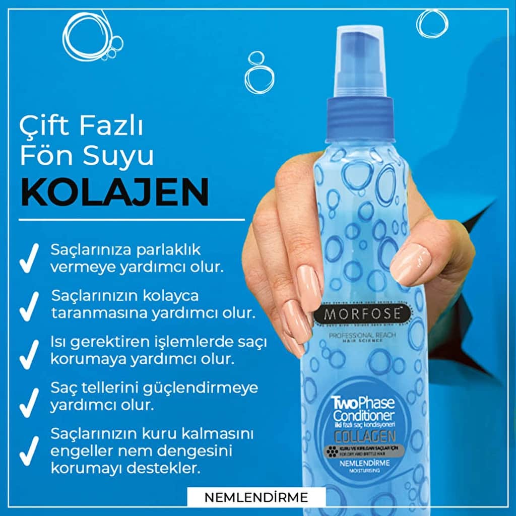 Morfose Collagen Dual Phase Blow Dry Water 220 ml - 2