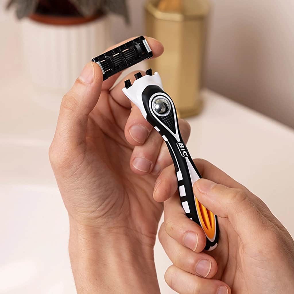 Bic Flex5 hybrid 5 blade 1 handle + 2 cartridge Razor - 3