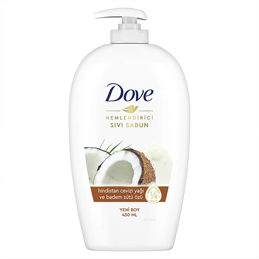 Dove Coconut Oil & Almond Milk Extract Liquid Soap 450 ml - 2