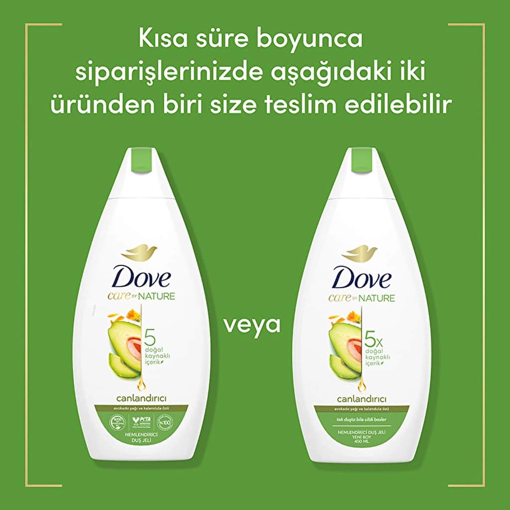 Dove Care By Nature Moisturizing Shower Gel Avocado Oil & Calendula Extract Revitalizing 450 ml - 6