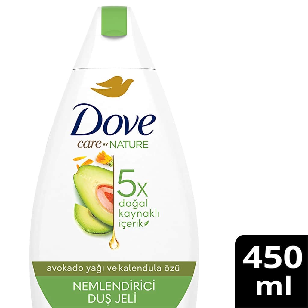 Dove Care By Nature Moisturizing Shower Gel Avocado Oil & Calendula Extract Revitalizing 450 ml - 1