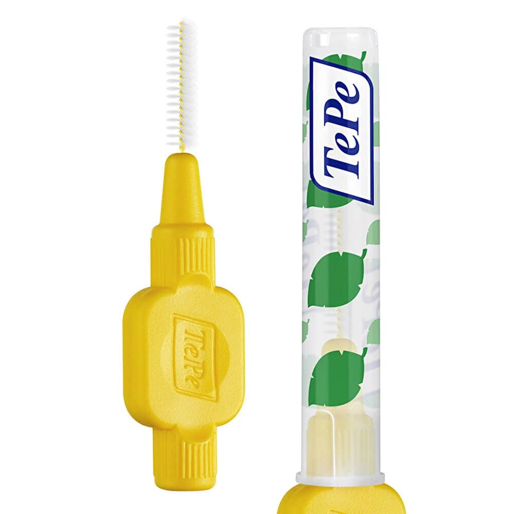 Tepe Interface Brush 0.7 mm Yellow 8 pcs - 2