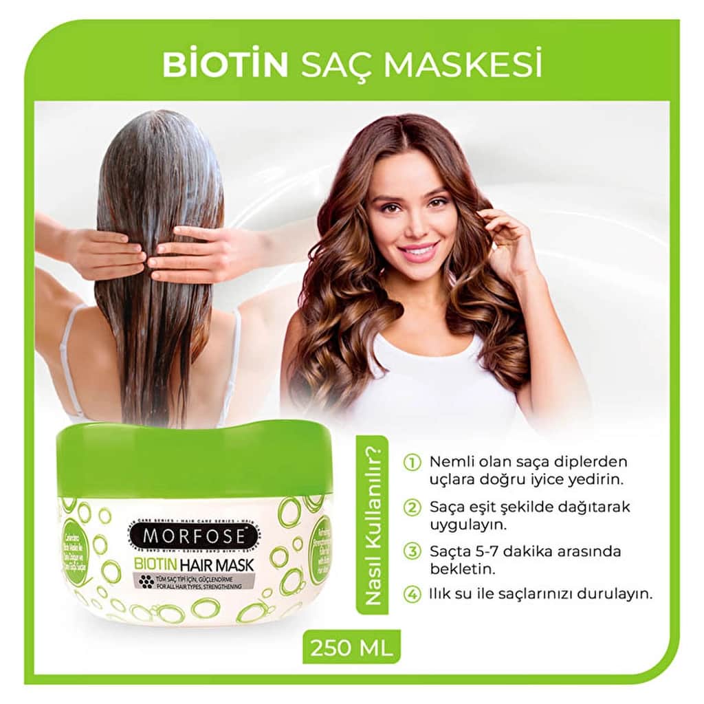 Morfose Biotin Hair Mask 250 ml - 4