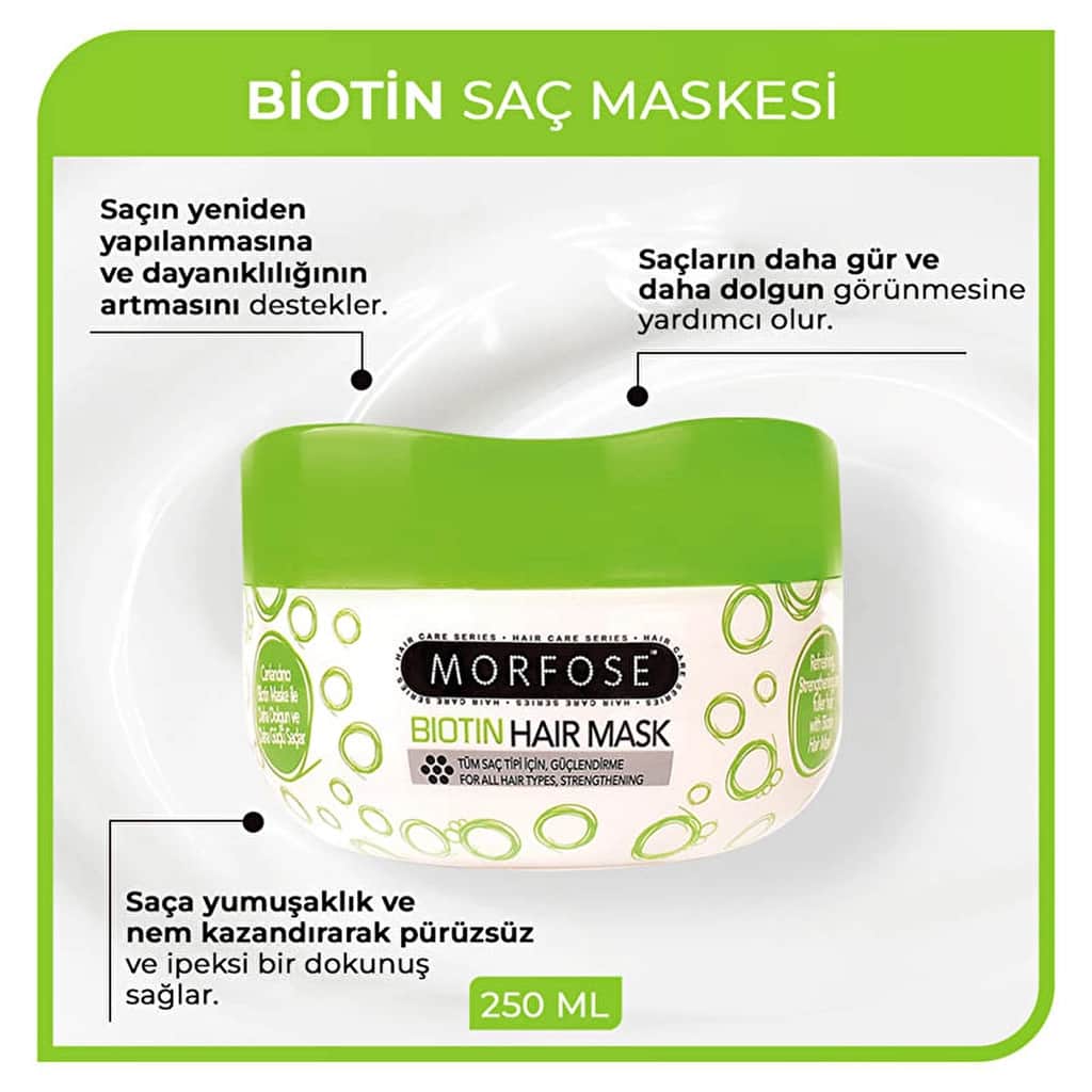 Morfose Biotin Hair Mask 250 ml - 3