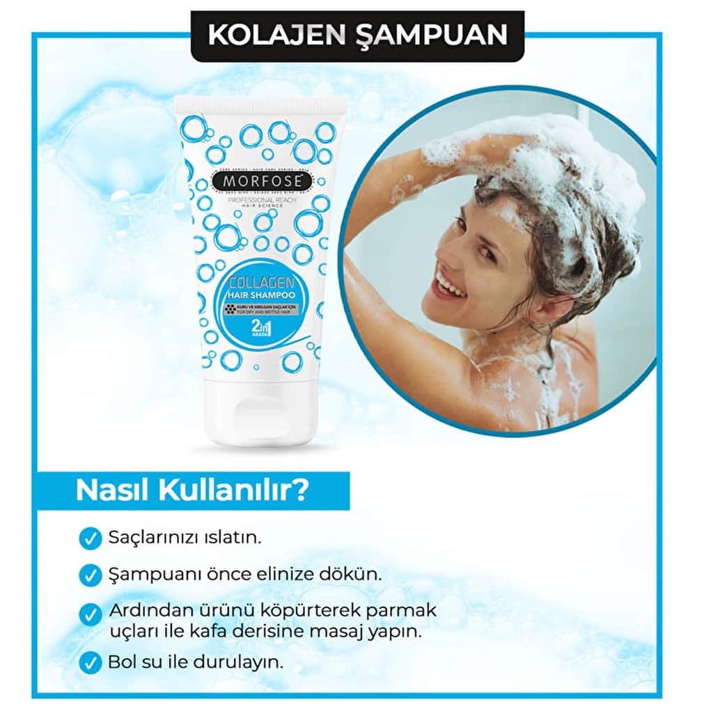 Morfose Collagen Hair Shampoo 50 ml - 4