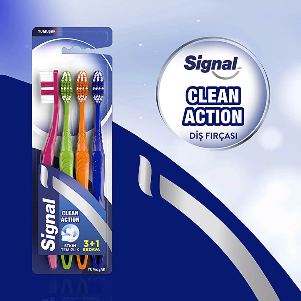 Signal Toothbrush Clean Action Soft 3+1 - 3