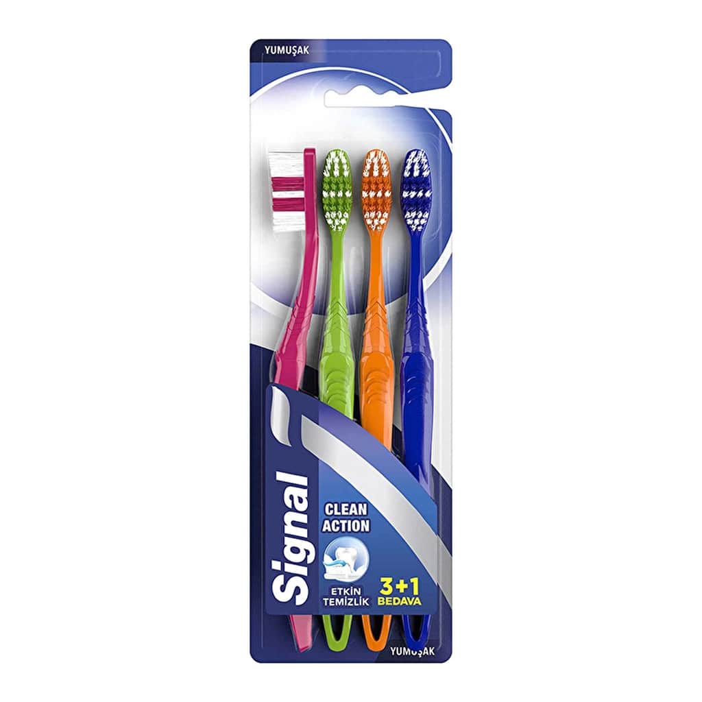 Signal Toothbrush Clean Action Soft 3+1 - 2