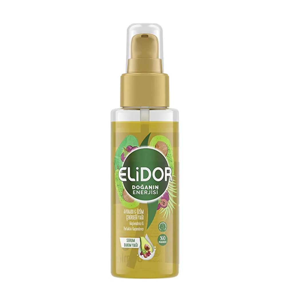 Elidor Avocado & Grape Seed Hair Serum 80ml - Nourish & Repair - 2