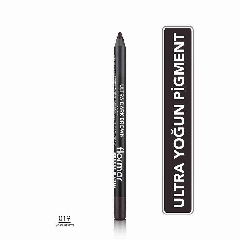 Flormar Ultra Eyeliner 019 dark Brown - 1
