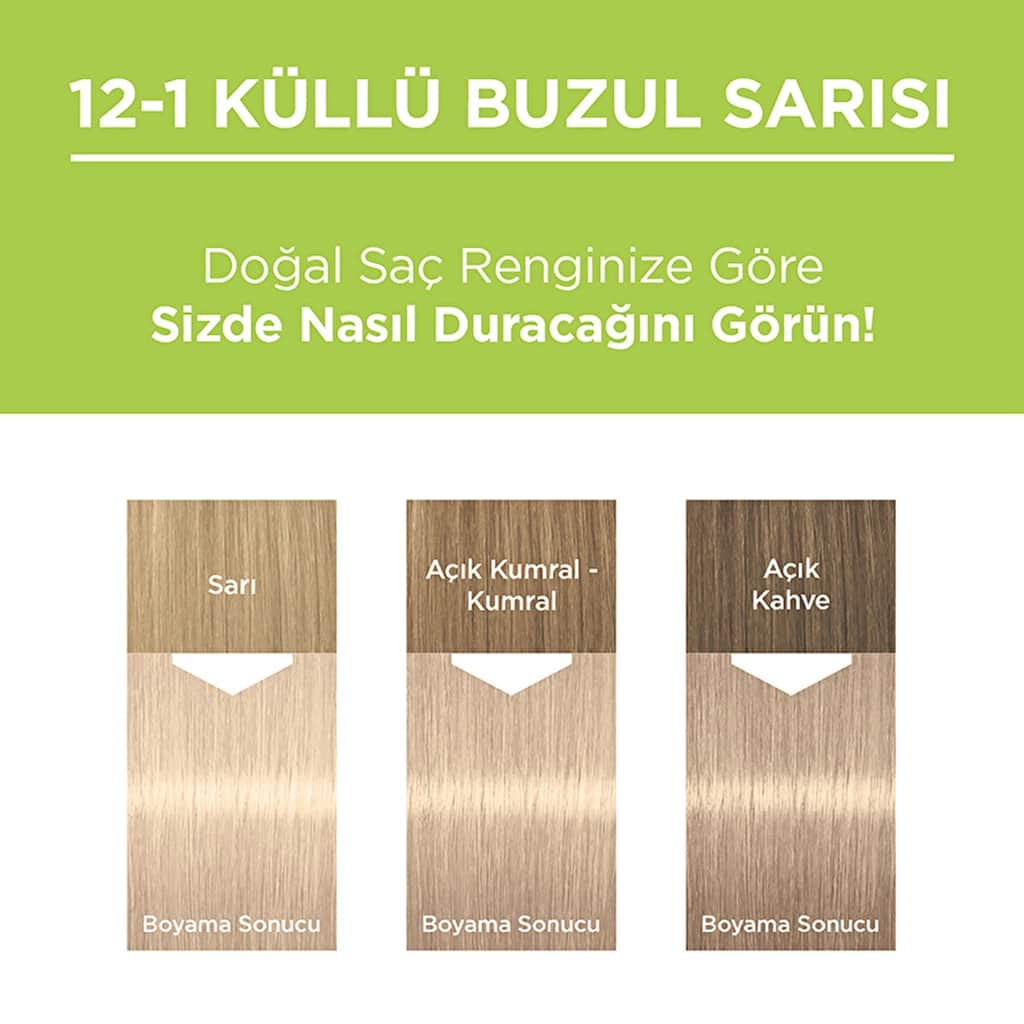 Palette Permanent Natural Colors Hair Dye 12-1 ash Glacier Blonde - 6