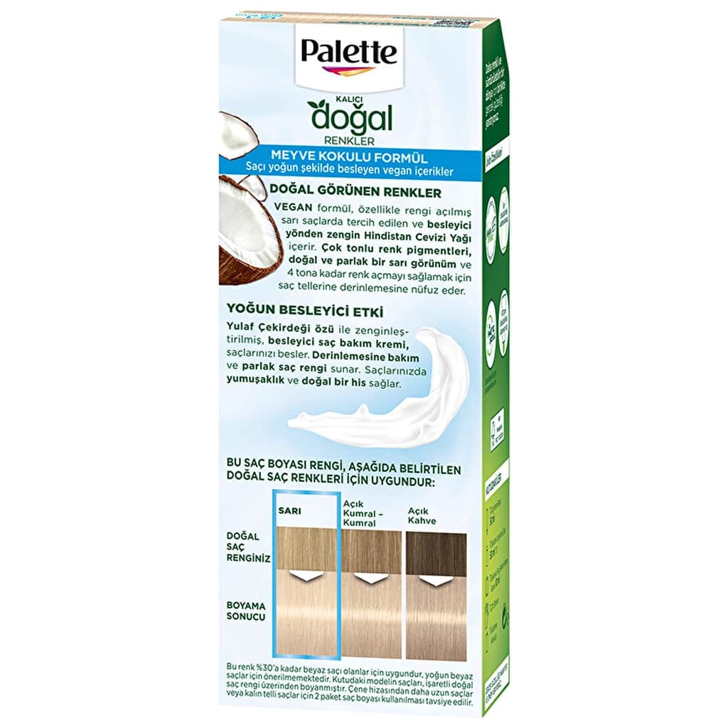 Palette Permanent Natural Colors Hair Dye 12-1 ash Glacier Blonde - 3