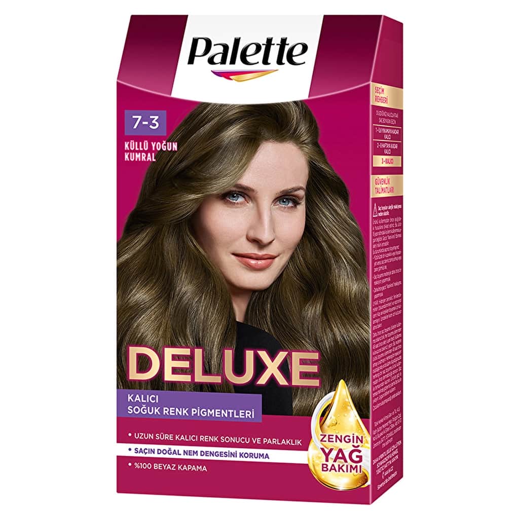 Palette Deluxe Intense Colors Hair Dye 7-3 ash Intense Blonde - 2