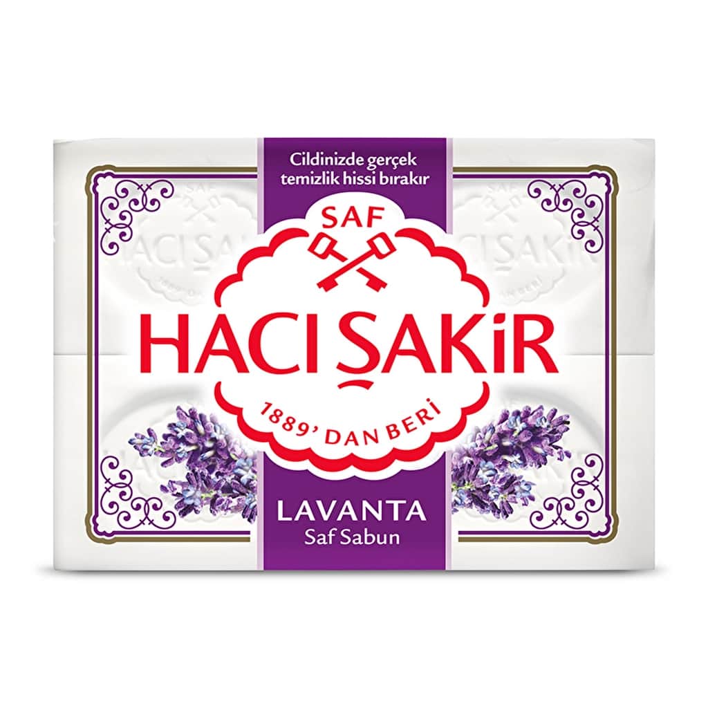 Hacı Şakir Solid Soap Lavender 4 pcs - 1