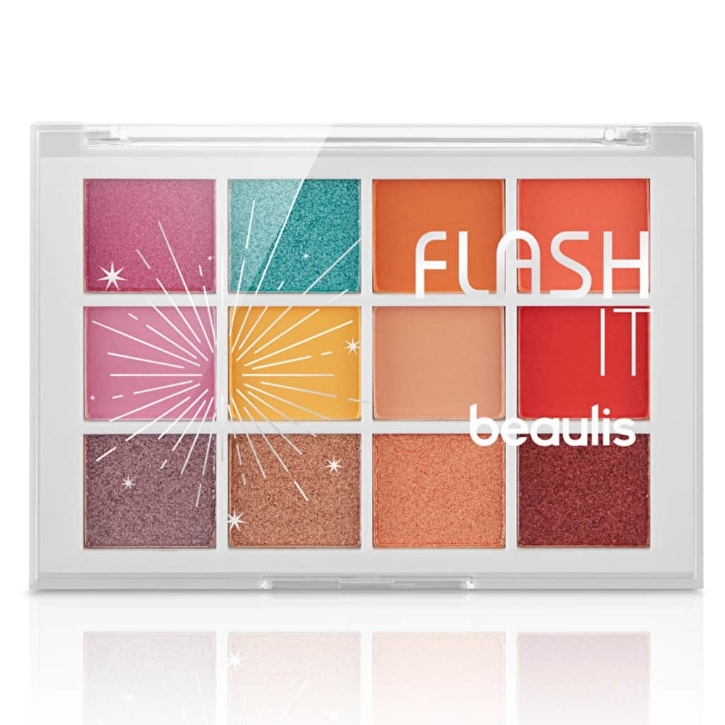 Beaulis Flash It 12-pcs Eyeshadow Palette 114 crazy Lovers - 1