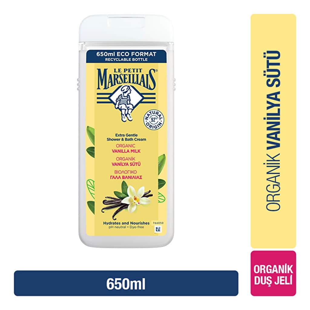 Le Petit Marseillais Vanilla Milk Shower Gel 650 ml - 1