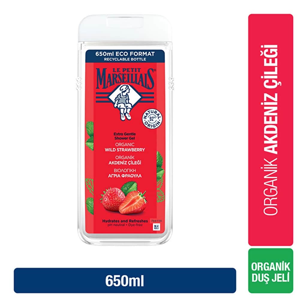 Le Petit Marseillais Mediterranean Strawberry Shower Gel 650 ml - 1
