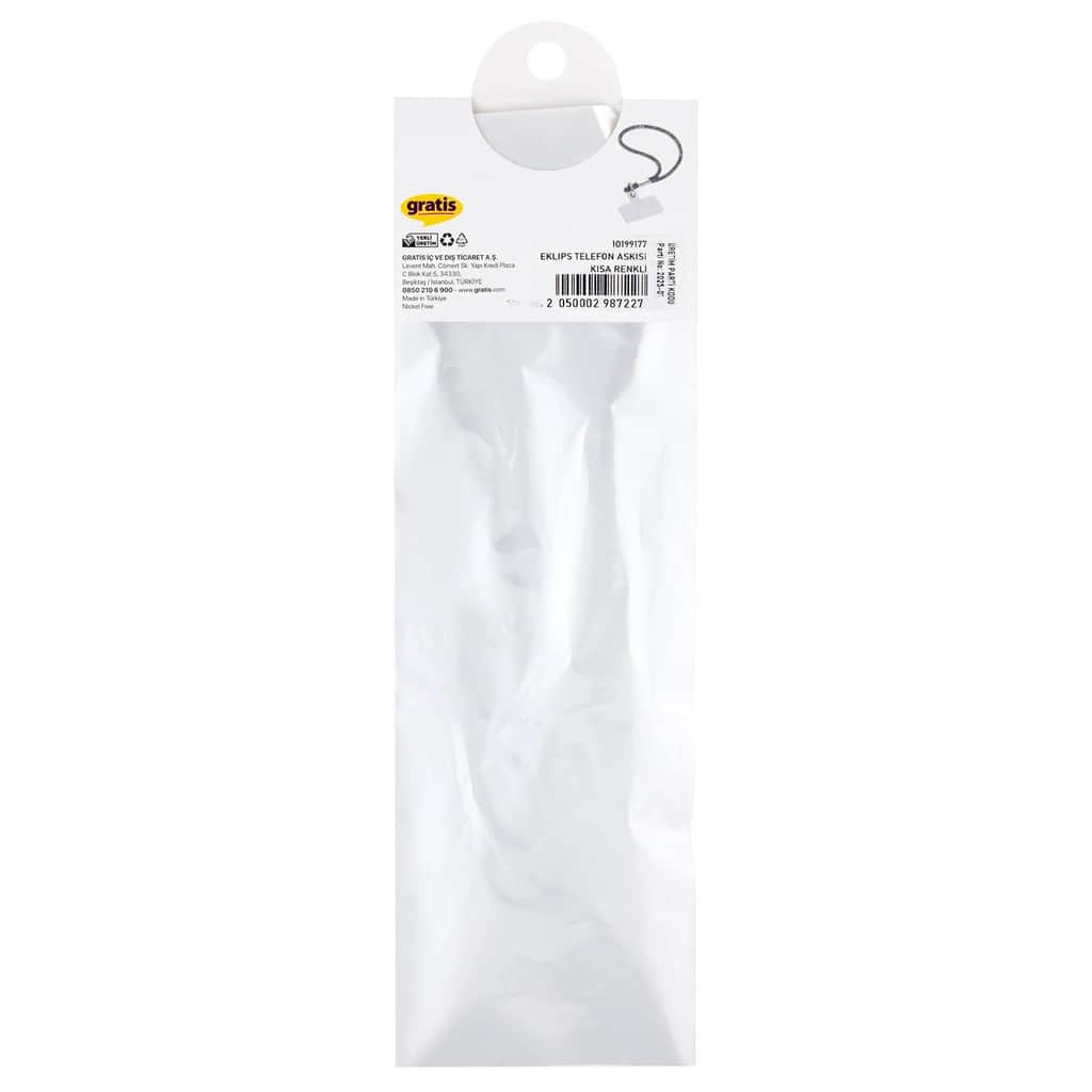 Eklips Short Color Phone Strap - 28cm, 6mm Diameter - 2