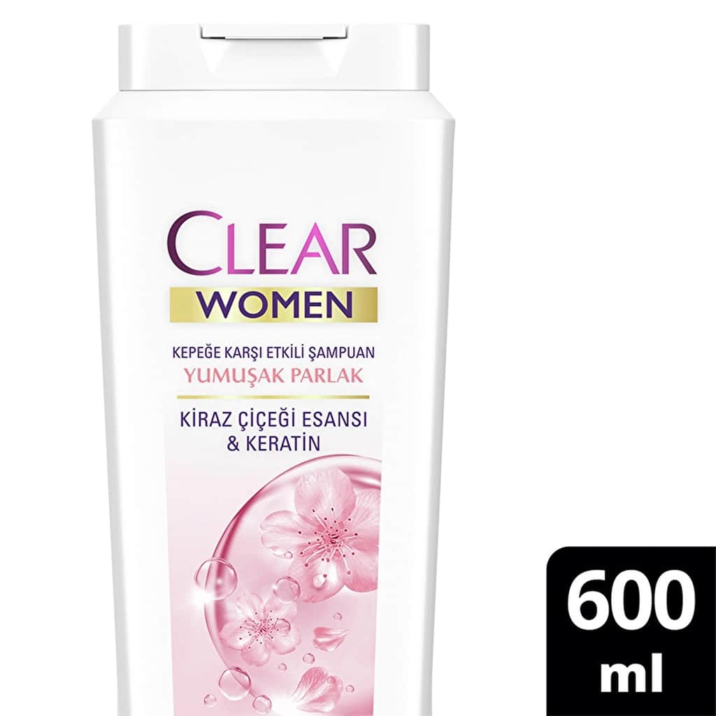 Clear Women Shampoo Smooth Shiny Cape 600 ml - 1