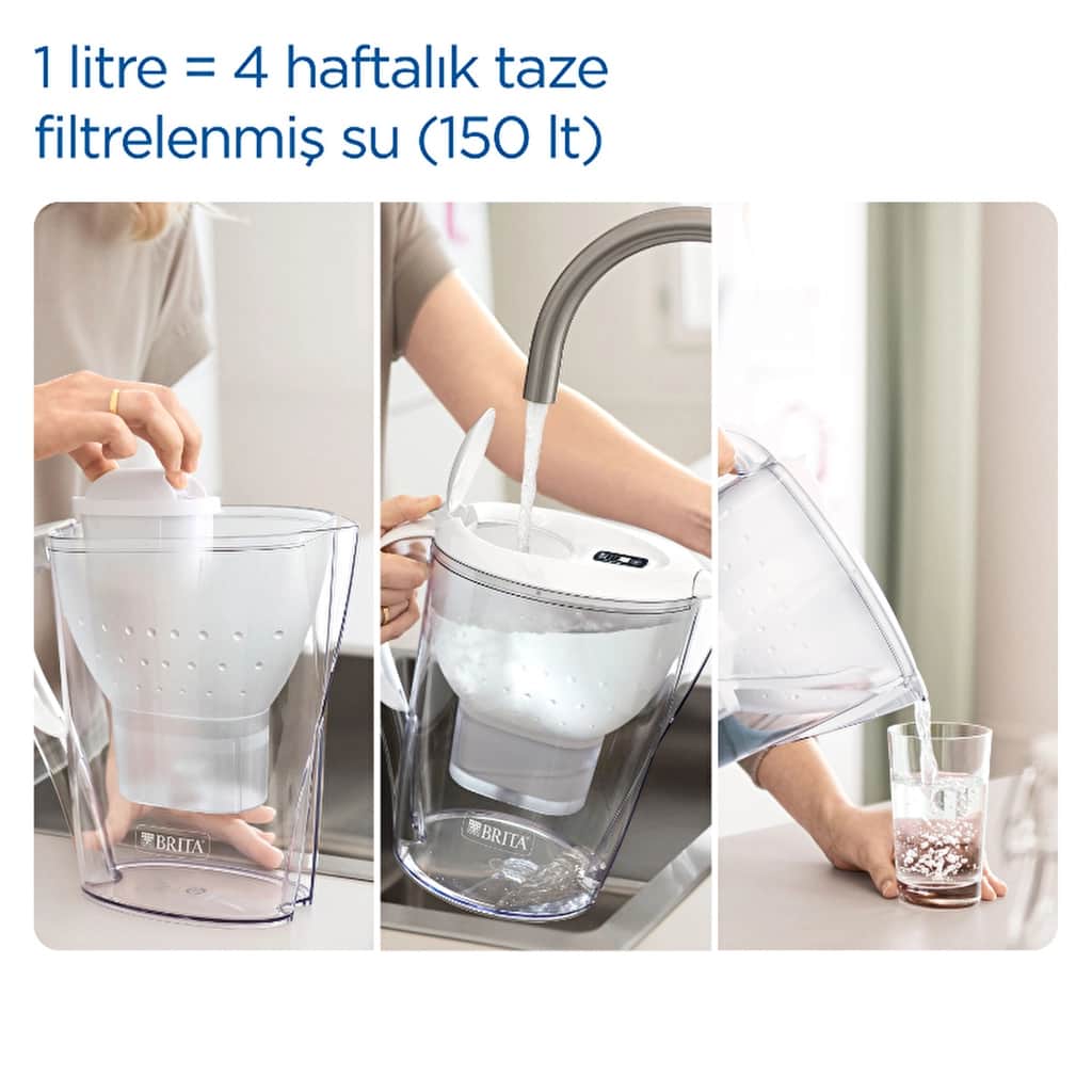 Brita Marella XL 3.5L Water Pitcher with 3 MAXTRA PRO Filters - 3