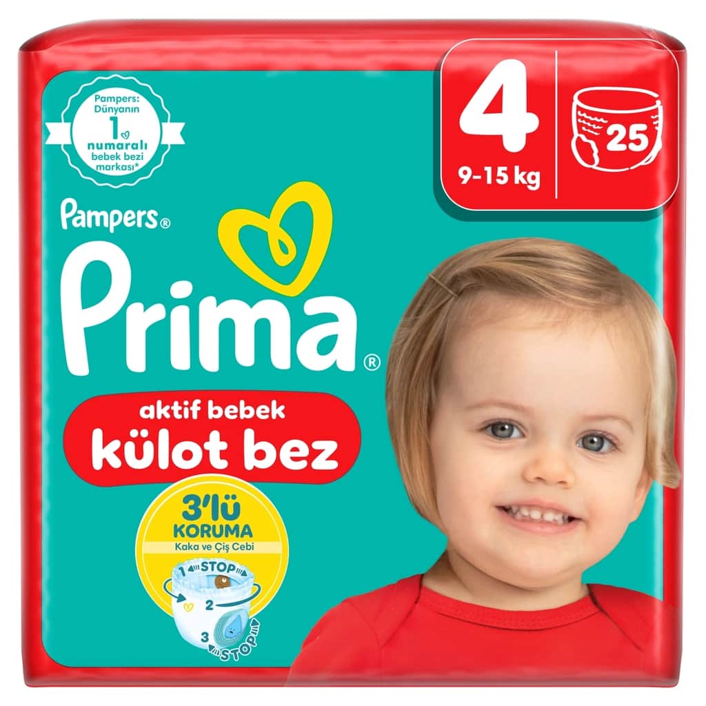 Prima Pampers Baby Diaper Panties Size 4 25 pcs - 1
