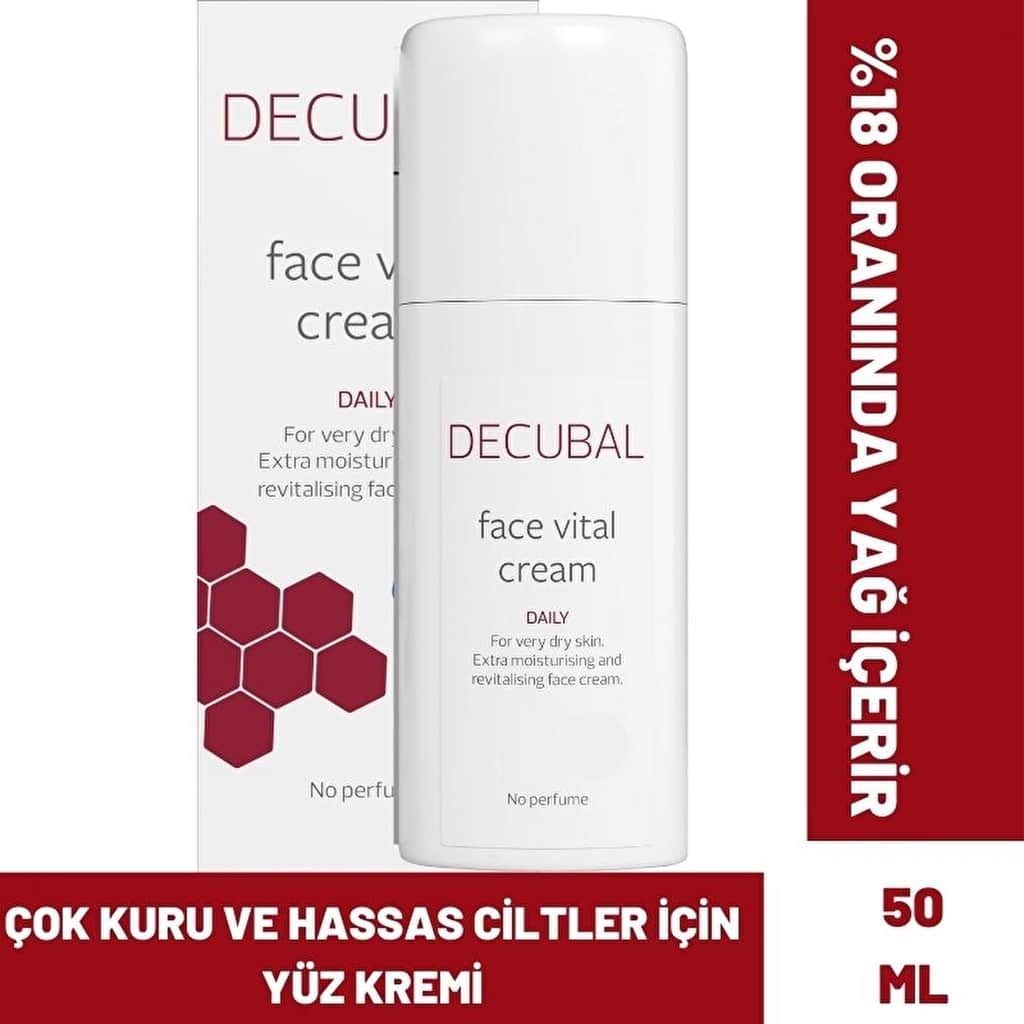 Decubal Vital Nourishing Cream for Dry Sensitive Skin 50ml - 3
