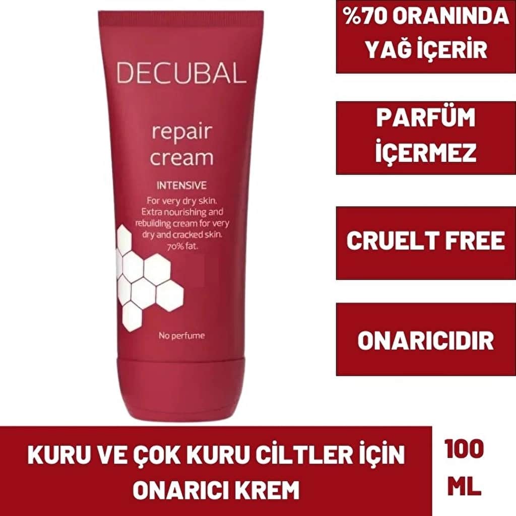 Decubal Nourishing Repair Cream for Very Dry Skin - 100ml - 3