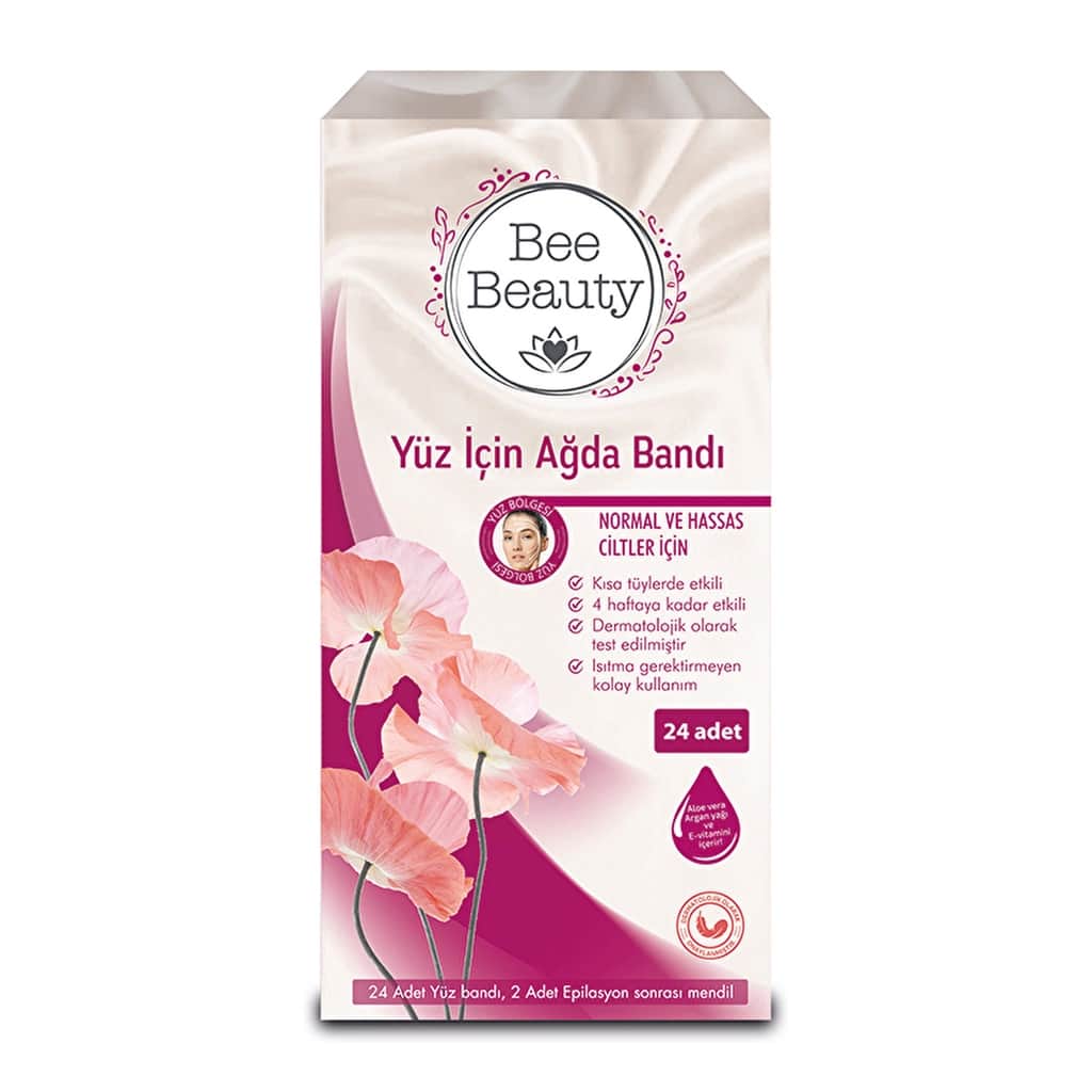 Bee Beauty Facial Wax Tape 24 pcs - 1