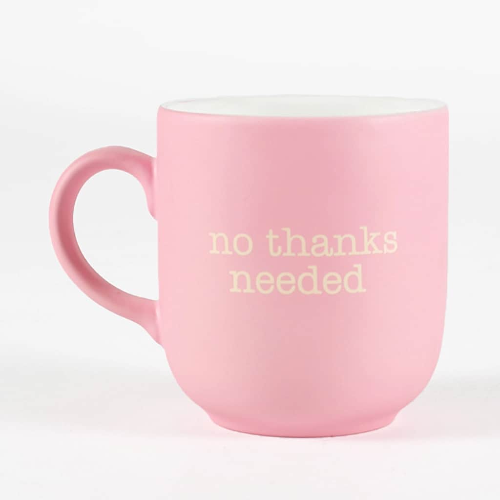 Rakle No Thanks Needed Mug Pink 400 cc - 1