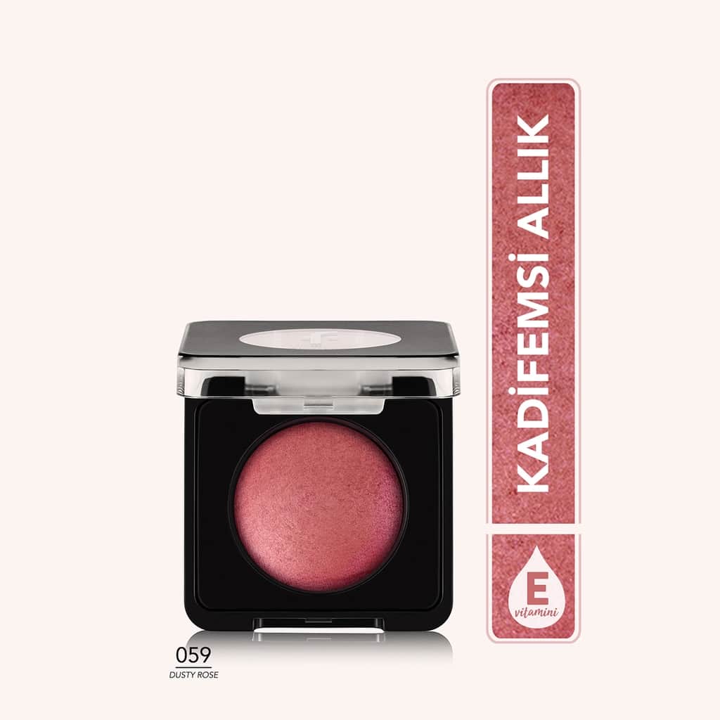 Flormar Baked Blush-on Blush 059 dusty Rose - 1