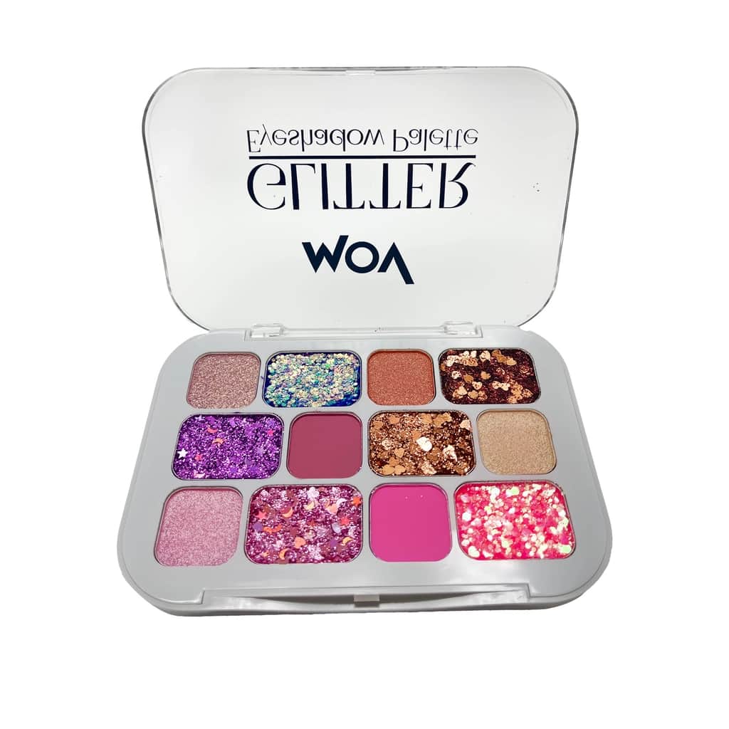 Mov 12 pack Glitter Eyeshadow Palette No: 03 - 2