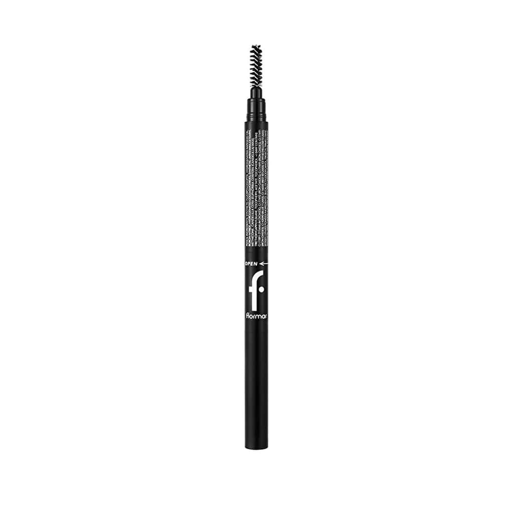 Flormar Triple Brow Eyebrow Pencil With Brush And Powder Head 001 brunette - 3