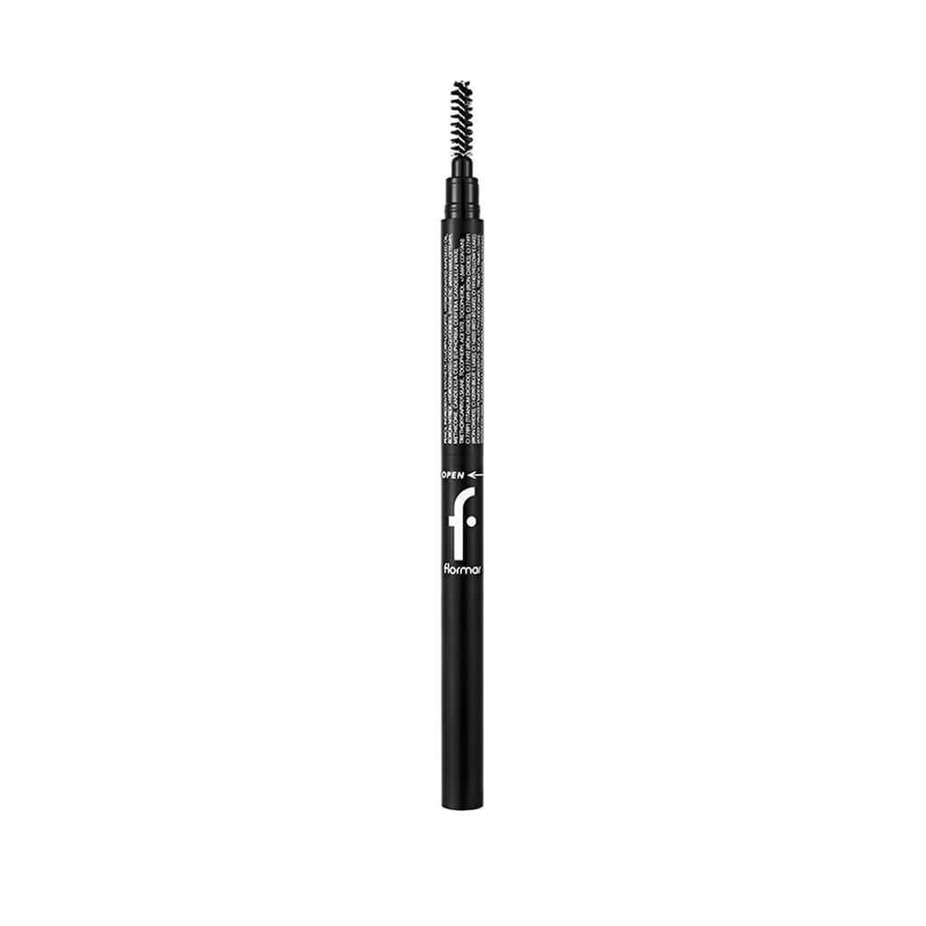Flormar Triple Brow Eyebrow Pencil With Brush And Powder Head 002 auburn - 3