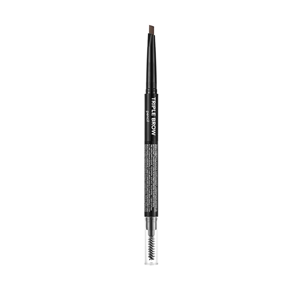 Flormar Triple Brow Brush And Powder Head Eyebrow Pencil 003 coffee - 2