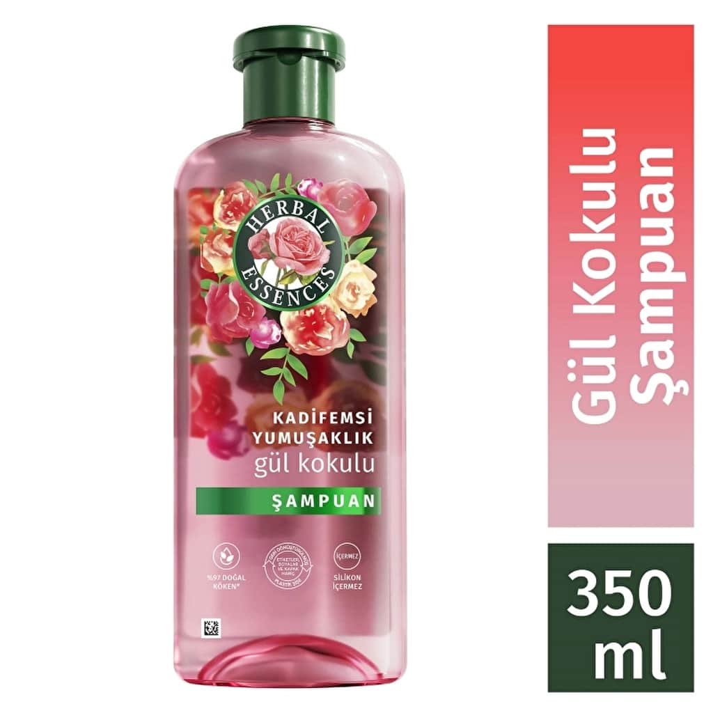 Herbal Essences Velvety Softness Rose Scented Shampoo 350 ml - 1