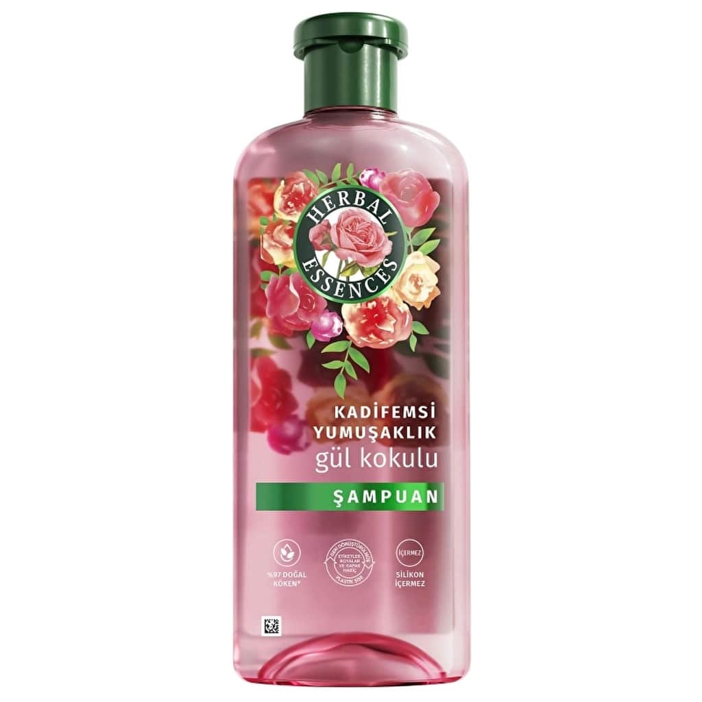 Herbal Essences Velvety Softness Rose Scented Shampoo 350 ml - 2