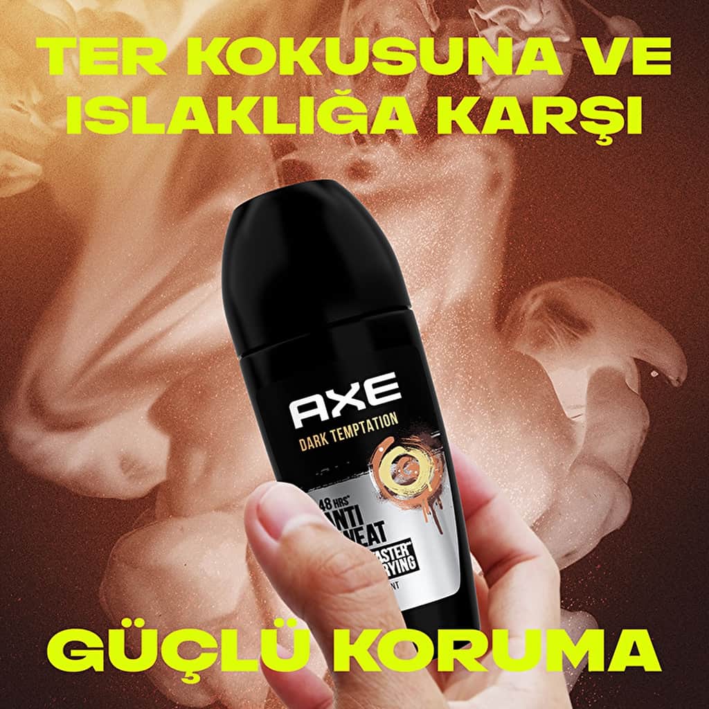 Axe Men's Roll On Deodorant Dark Temptation 48 Hours Impressive Fragrance 50 ml - 3