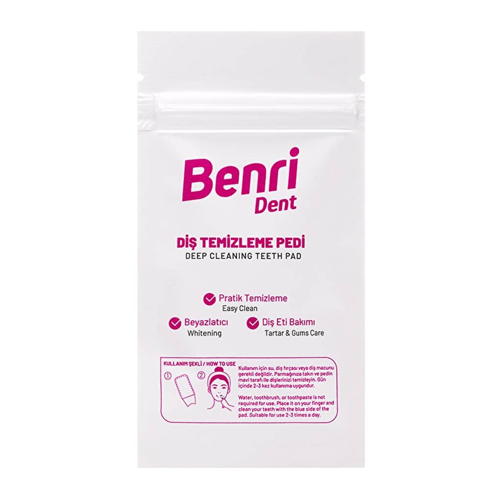 Benri Dent Teeth Cleaning Pad - 7 Pieces, Fresh Breath & Easy Use - 2