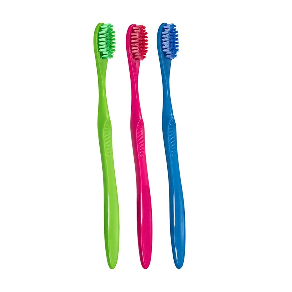 Benri Dent 3-Pack Adult Toothbrush with Soft Rounded Bristles - 2