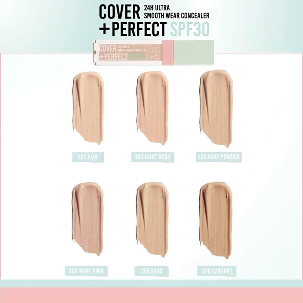 Show By Pastel Cover+perfect Concealer Spf30 ultra Concealer 301 fair - 6