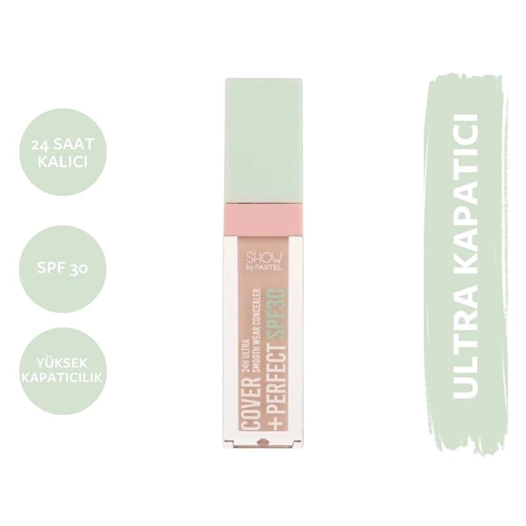 Show By Pastel Cover+perfect Concealer Spf30 ultra Concealer 304 nude Pink - 1