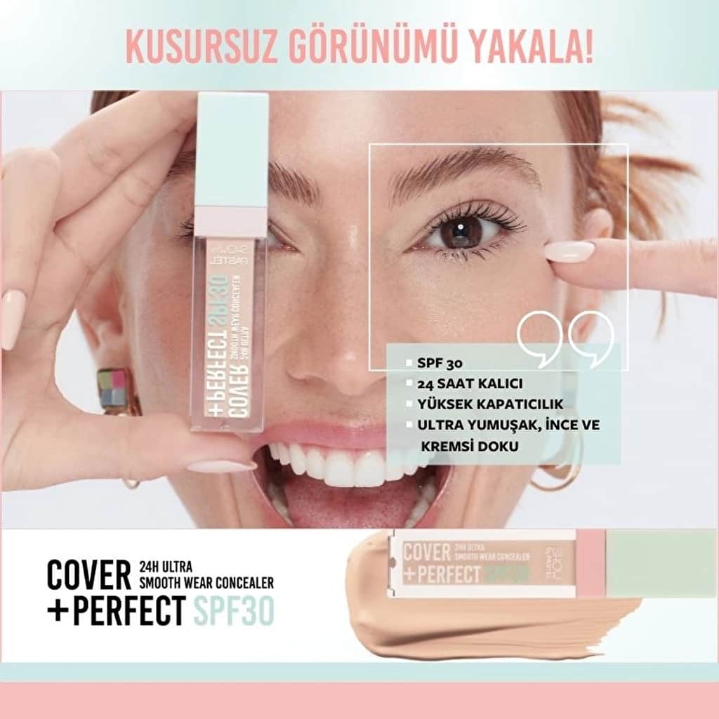 Show By Pastel Cover+perfect Concealer Spf30 ultra Concealer 304 nude Pink - 5