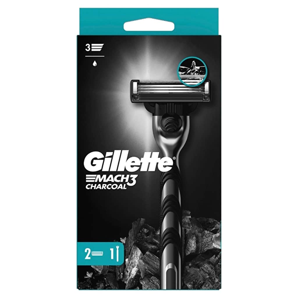Gillette Mach3 charcoal Refill Razor - 2