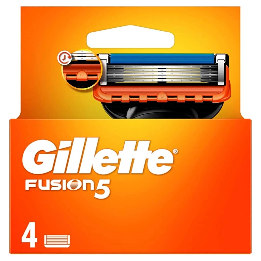 Gillette Fusion 4 pcs Spare Razor Blades - 2