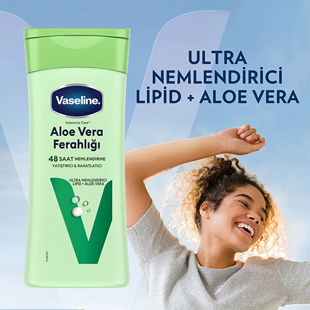Vaseline Body Lotion Aloe Vera Freshness For Dry Skin 200 ml - 6