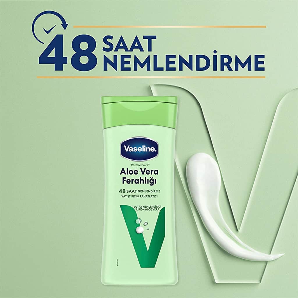 Vaseline Body Lotion Aloe Vera Freshness For Dry Skin 200 ml - 3