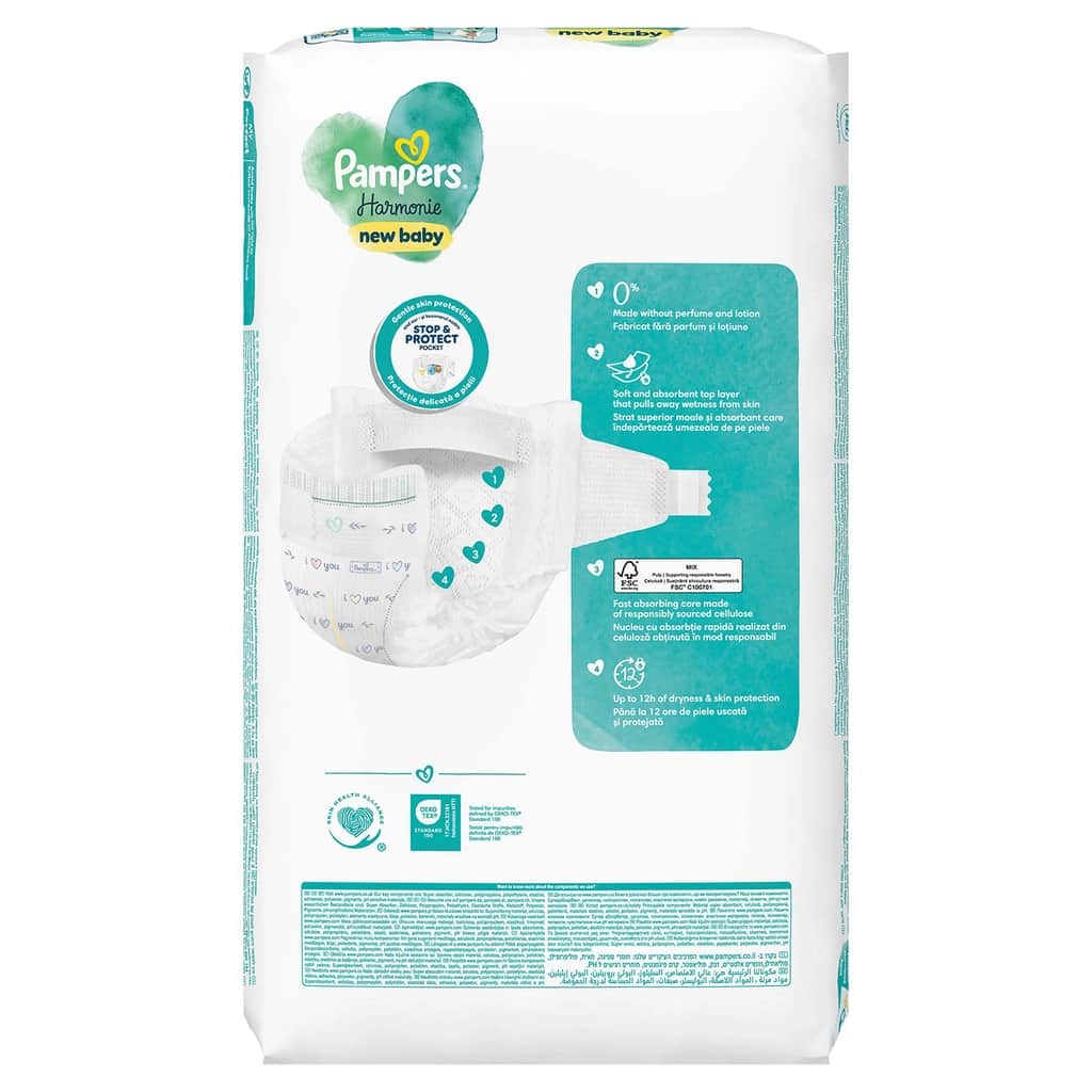 Prima Pampers Pure Protection Diapers 26-Pack, Eco-Friendly - 3