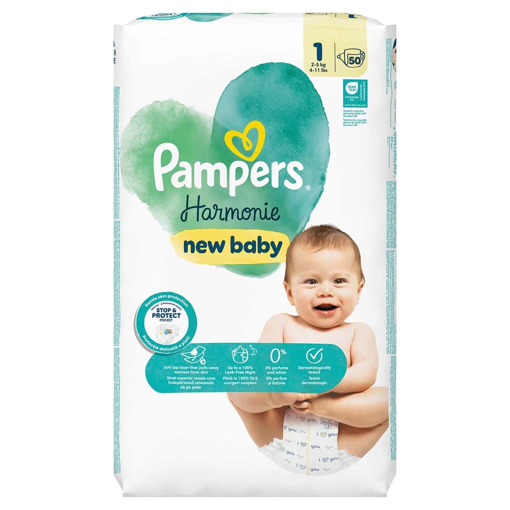 Prima Pampers Pure Protection Diapers 26-Pack, Eco-Friendly - 2