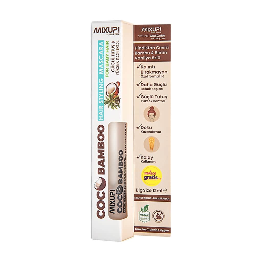 Mixup! Cocobamboo Hair Styling Mascara 12 ml (transparent) - 1