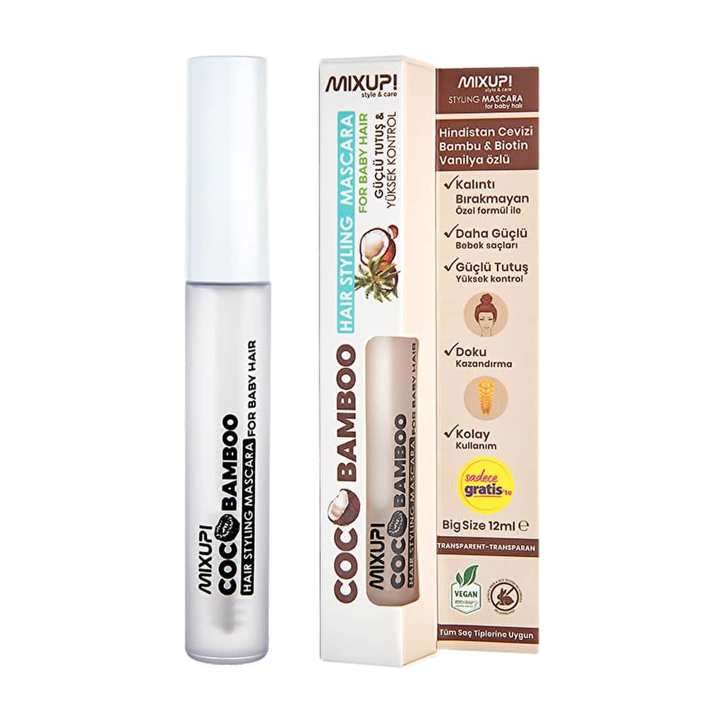 Mixup! Cocobamboo Hair Styling Mascara 12 ml (transparent) - 2